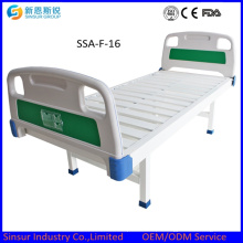 China Cobertura de Abastecimento ABS Cabeça / Footboard Aço Inoxidável Flat Medical Bed